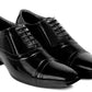 Men's Height Increasing Faux Leather Oxford Semi Brogue Formal Lace-Up Shoes