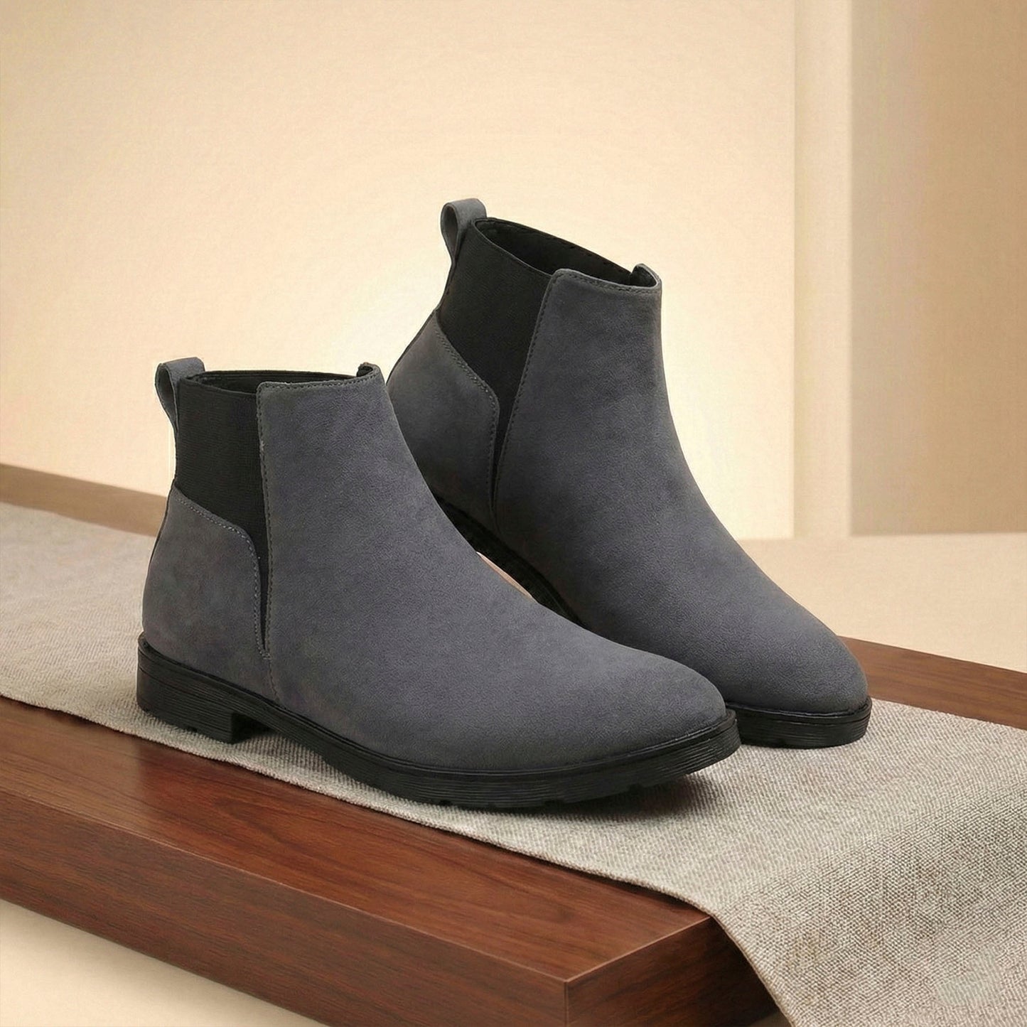 Men’s Premium Boots Comfortable Pull-On Chelsea Style