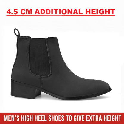Bxxy Smart Casual Men’s Boots with 4.5cm Heel Height
