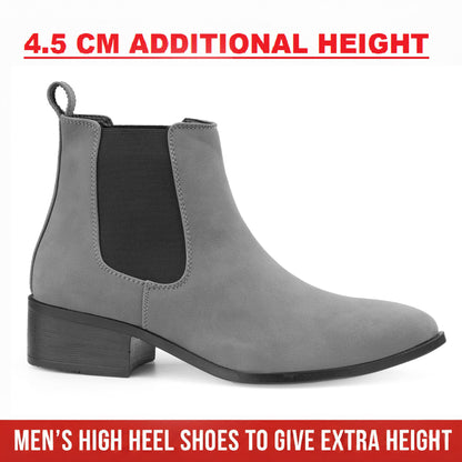 Bxxy Smart Casual Men’s Boots with 4.5cm Heel Height