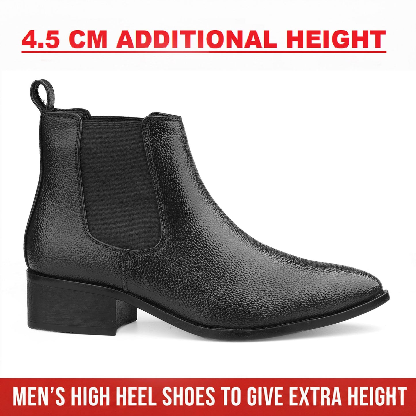 Men’s Height Boost Boots 4.5CM – Stylish & Comfortable