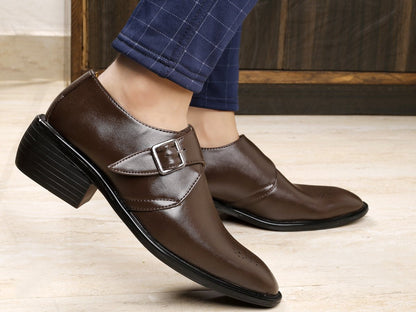 Bxxy's Height Increasing Monk Formal Slip-on Shoes