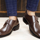 Bxxy's Height Increasing Elevator Formal Monk Slip-ons Shoes for Men
