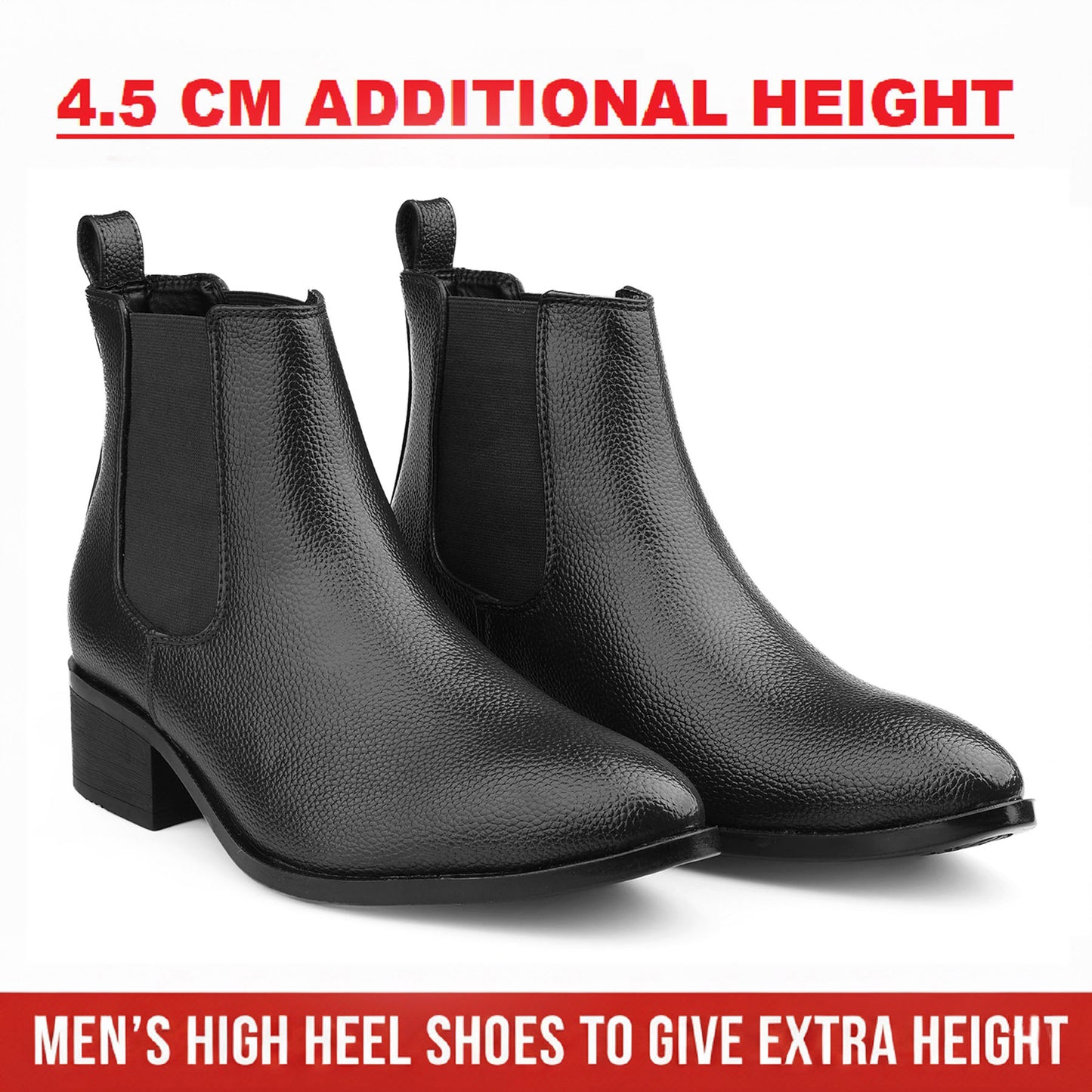 Men’s Height Boost Boots 4.5CM – Stylish & Comfortable