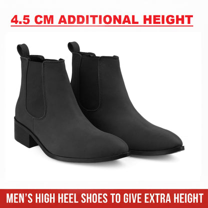 Bxxy Smart Casual Men’s Boots with 4.5cm Heel Height