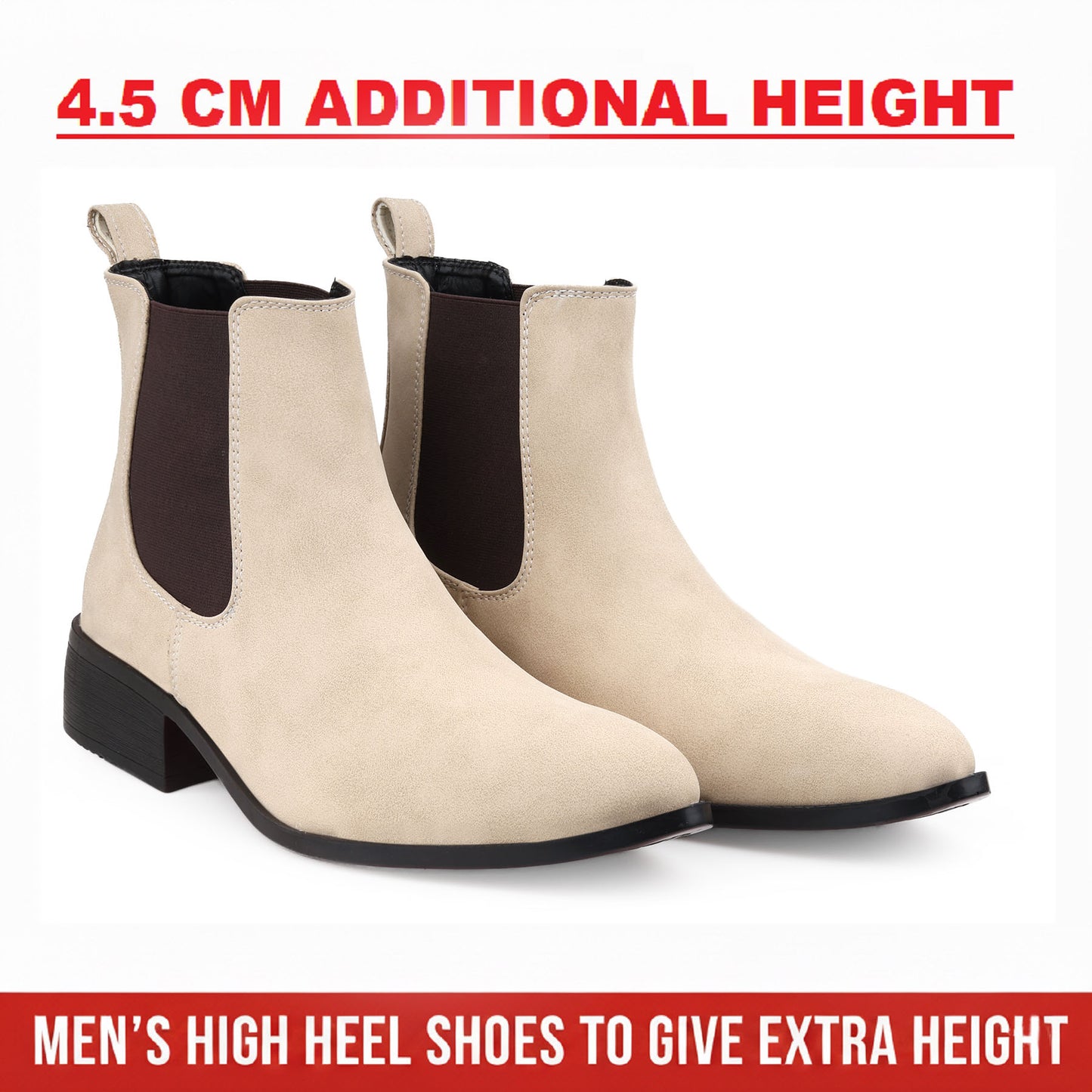 Bxxy 4.5cm Height-Boost Men’s Chealsea Boots