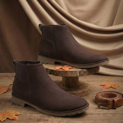 Men’s Premium Boots Comfortable Pull-On Chelsea Style