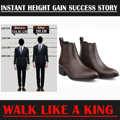 Men’s Height Boost Boots 4.5CM – Stylish & Comfortable