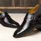 Bxxy's Height Increasing Elevator Formal Monk Slip-ons Shoes for Men
