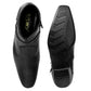 BXXY Men's New Height Increasing with Strapped Zipper and Buckle Boots for All Occassions and All Seasons
