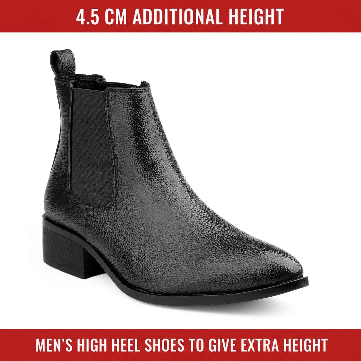Men’s Height Boost Boots 4.5CM – Stylish & Comfortable
