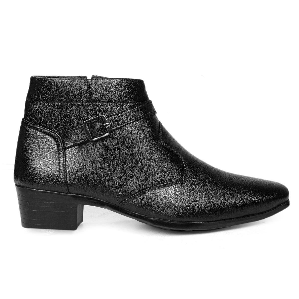 BXXY Height Increasing Ankle Zipper Boots For Men