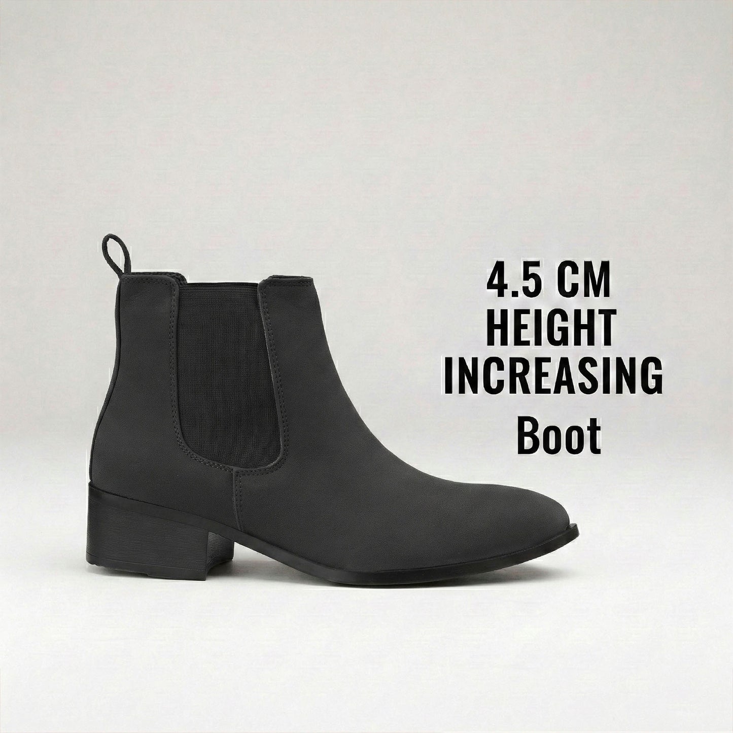 Bxxy Smart Casual Men’s Boots with 4.5cm Heel Height