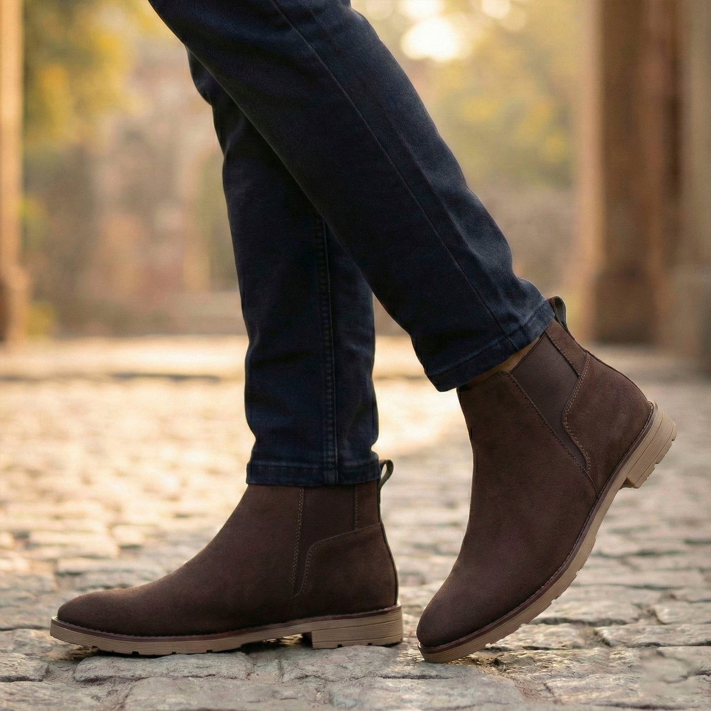 Men’s Iconic Chelsea Boots with Comfort Sole