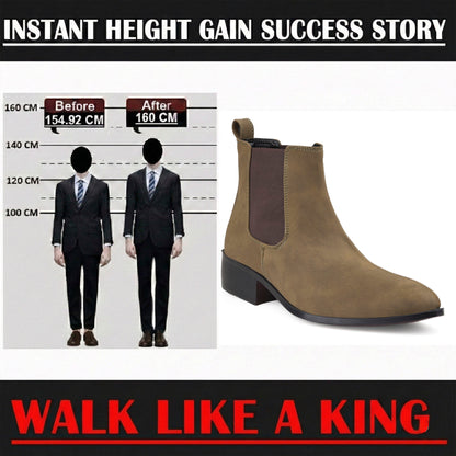 Bxxy 4.5cm Height-Boost Men’s Chealsea Boots