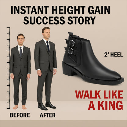 Men’s Boots Designed to Add 2 Inches Height