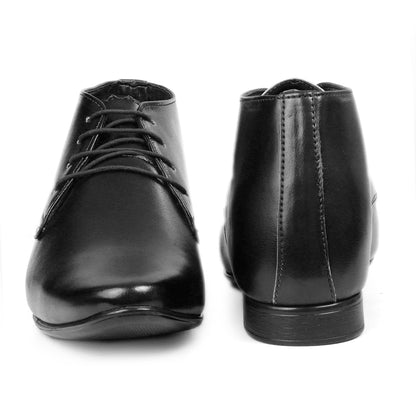 BXXY Mens 3.5 Inch Hidden Height Increasing Formal Office Wear Lace up Boots