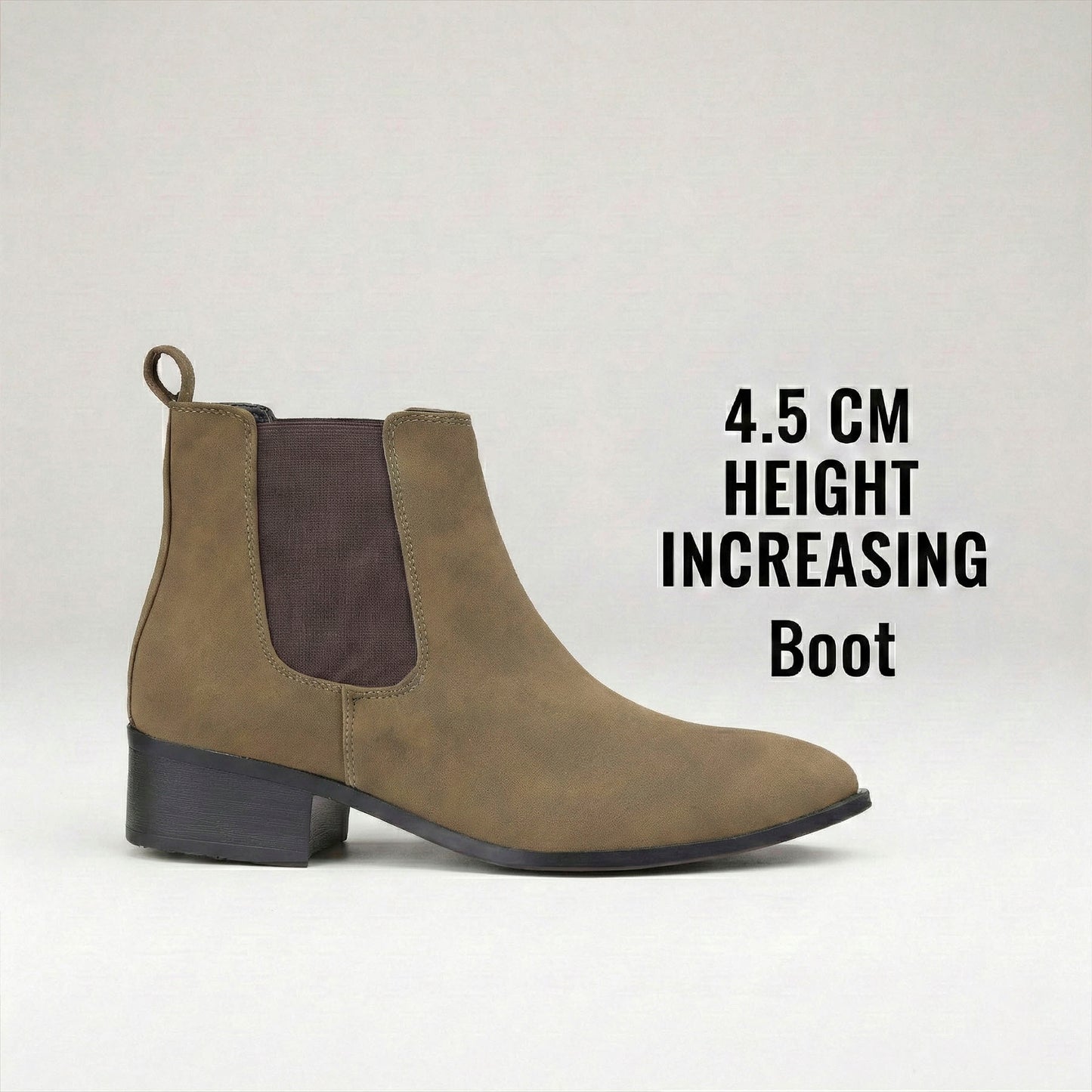 Bxxy Smart Casual Men’s Boots with 4.5cm Heel Height