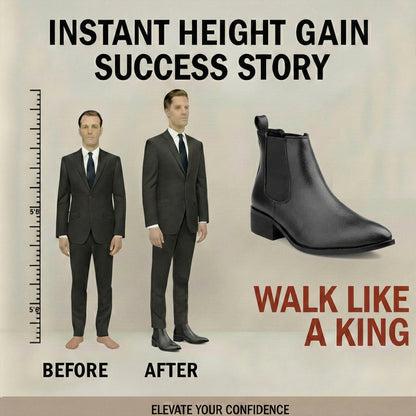 Men’s Height Boost Boots 4.5CM – Stylish & Comfortable