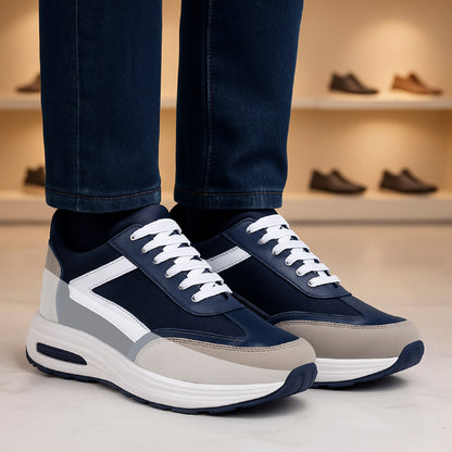 BXXY 9cm Elevator Sports Shoes for Men Boost Your Height Invisibly
