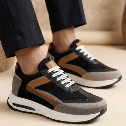 Sports Elevator Shoes for Men – 9cm Invisible Height Enhancement