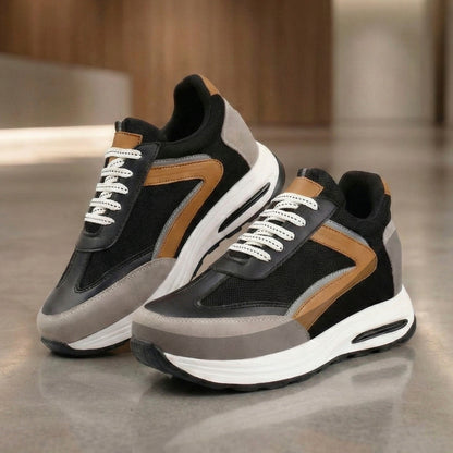 Men’s 9cm Height Boost Sports Shoes – Invisible Elevator Design