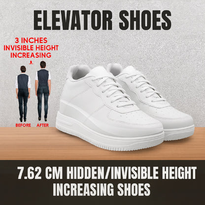 Walk Taller Instantly with Bxxy 7.62 CM Height Increasing Sneakers