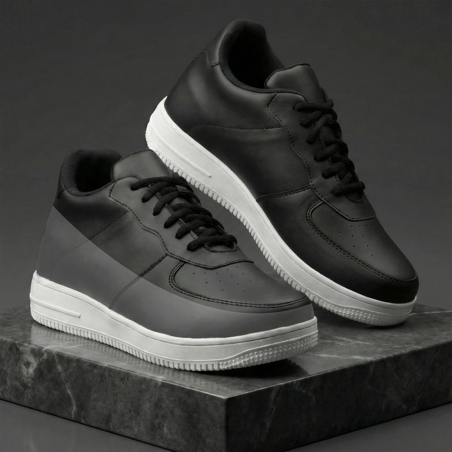 BXXY Invisible Height Boost Shoes for Men 3 Inch Lift Casual Sneakers