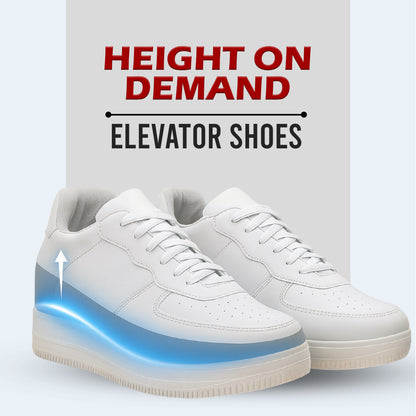 Mens Premium Casual Elevator Shoes 3 Inch Height Gain and All-Day Comfort