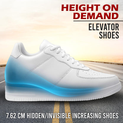 Bxxy Mens Stylish and Comfortable 3 Inch Invisible Lift Casual Shoes