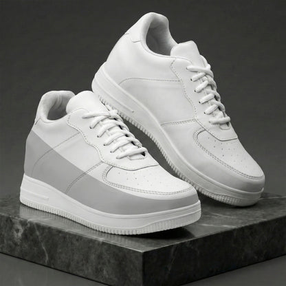 Mens Premium Casual Elevator Shoes 3 Inch Height Gain and All-Day Comfort