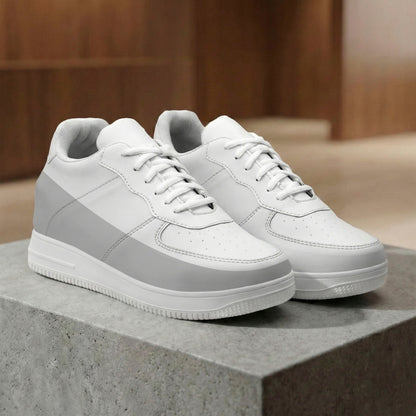 BXXY Invisible Height Boost Shoes for Men 3 Inch Lift Casual Sneakers