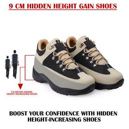 Men's 3.5 Inches Hidden Height Elevator Shoes – Discreet Lift, Premium Style
