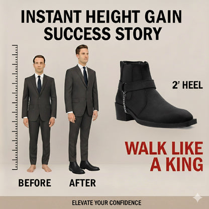 Men’s 5–6CM Height Gain Boots