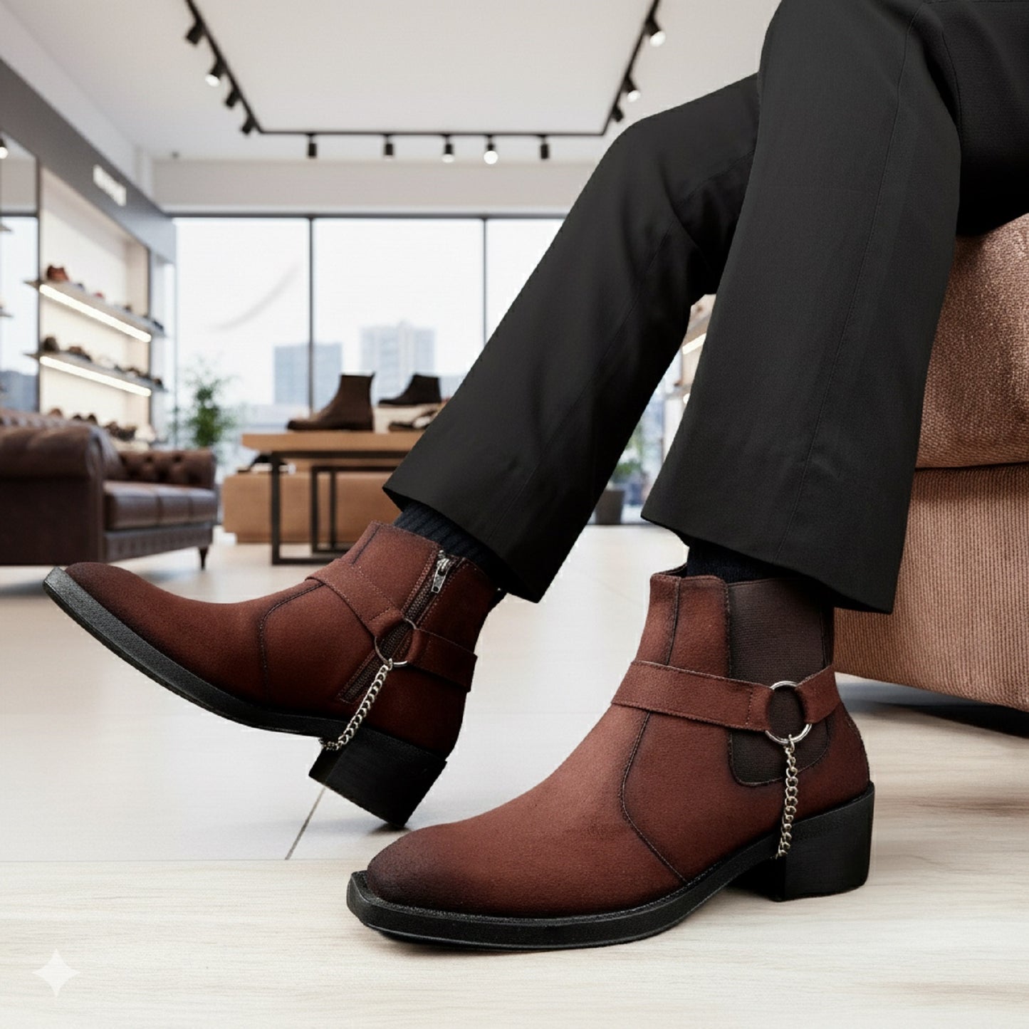 Men’s 5–6CM Height Gain Boots