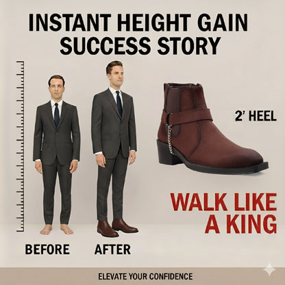 Men’s 5–6CM Height Gain Boots