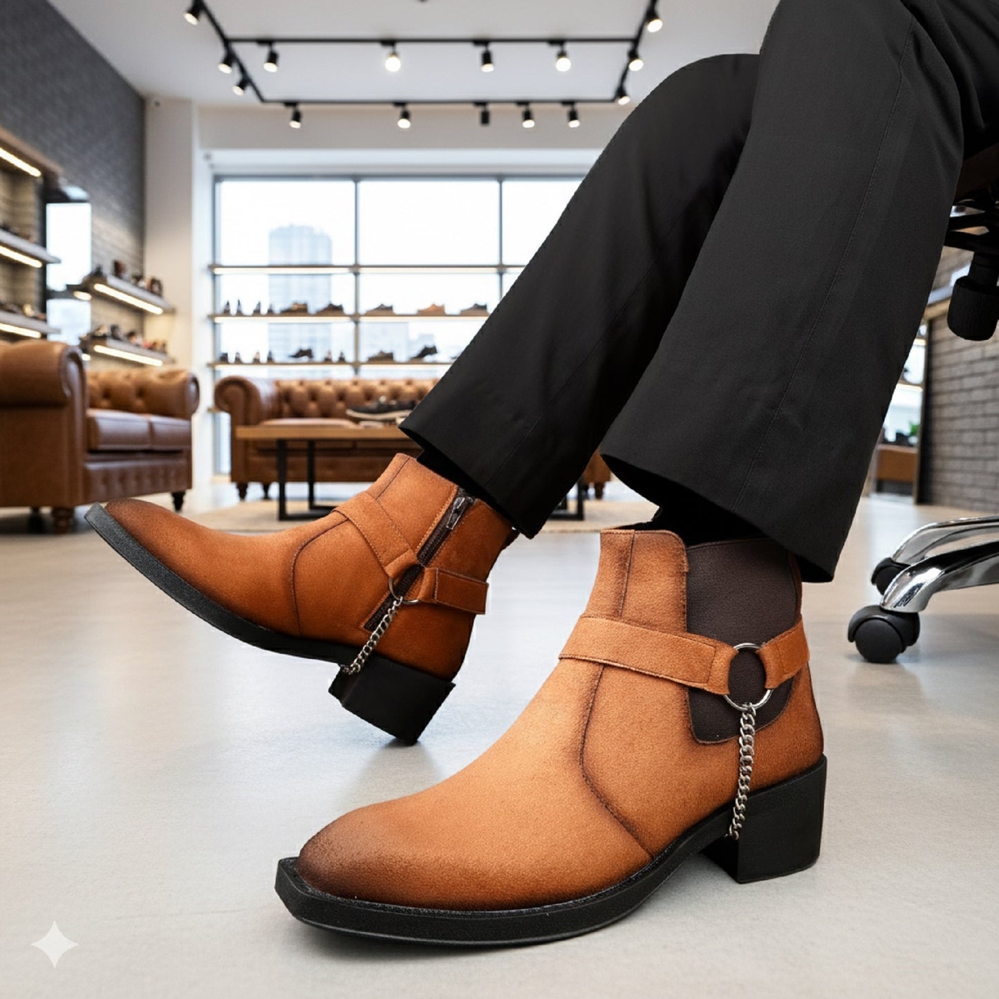 Men’s 5–6CM Height Gain Boots