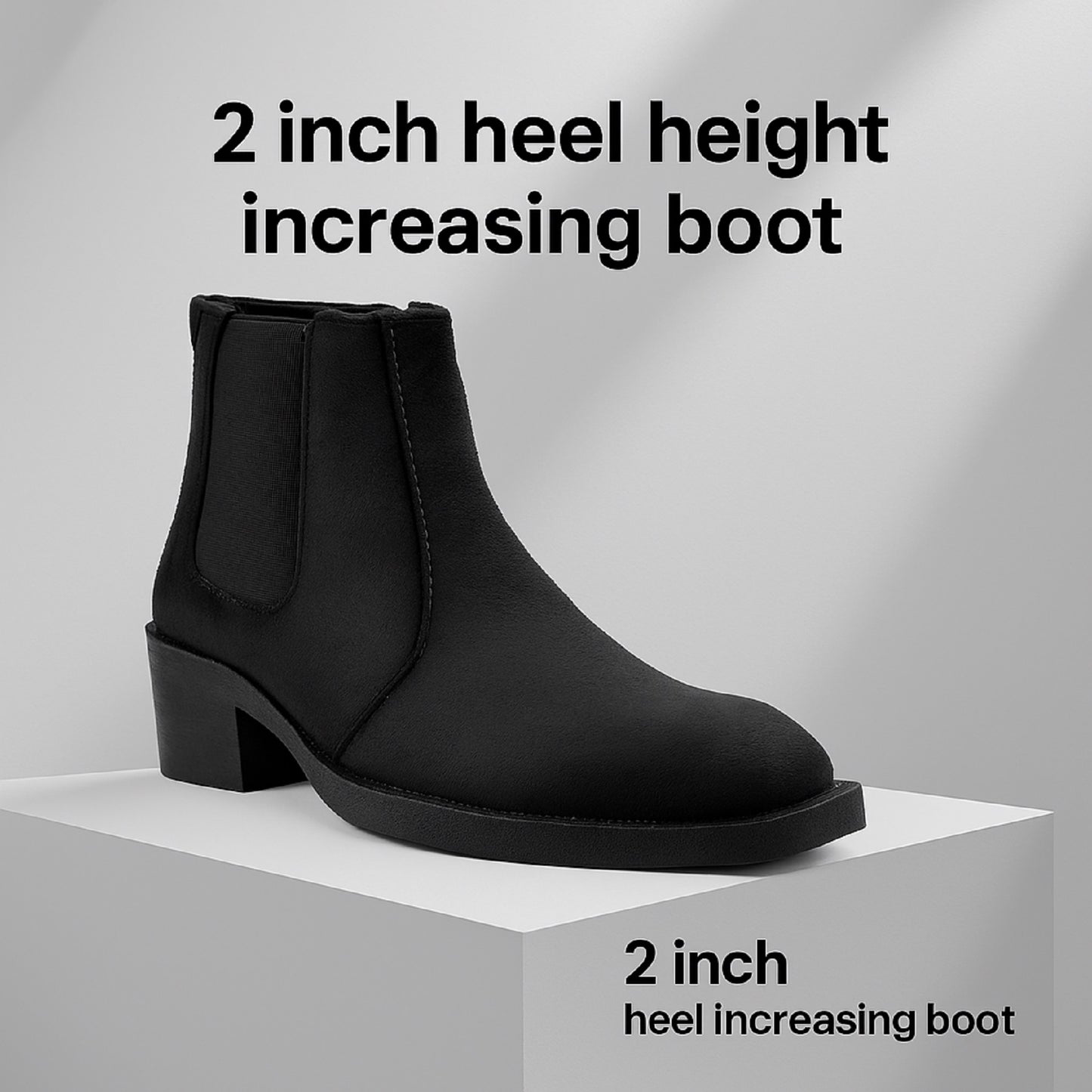 Men’s 5–6 CM Invisible Height Boost Boots