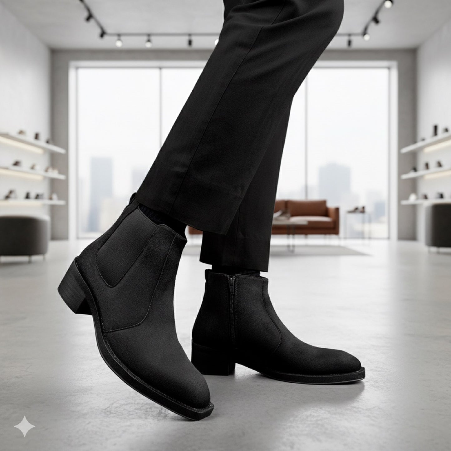 Men’s 5–6 CM Invisible Height Boost Boots