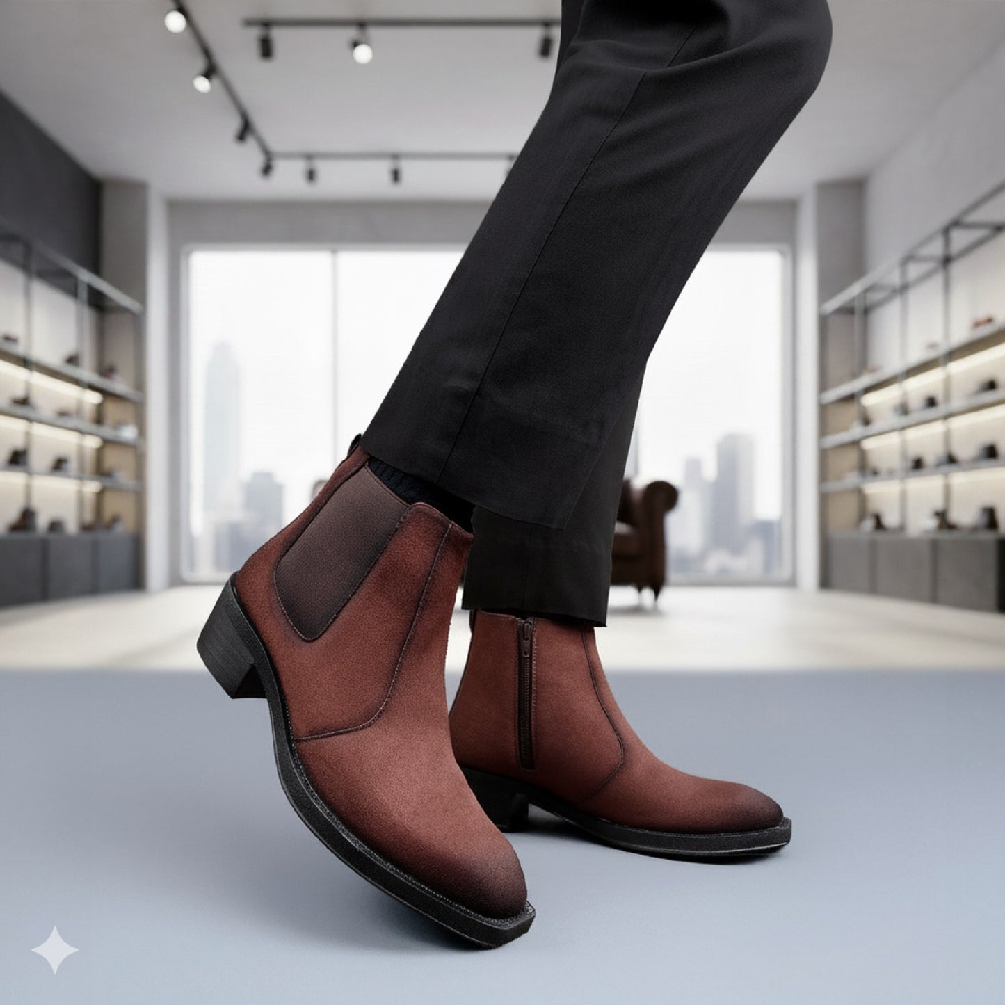 Men’s 5–6 CM Invisible Height Boost Boots