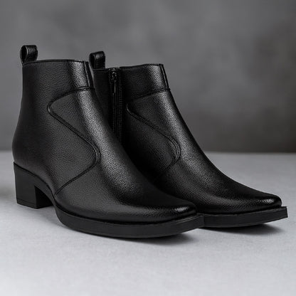 Bxxy Men’s 2 Inch Heel Height Increasing Boots