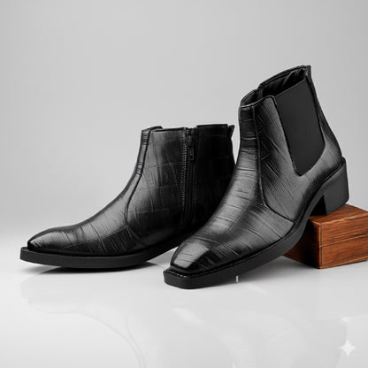 2-Inch Height Increasing Boots for Men | Hidden Lift, Premium Comfort