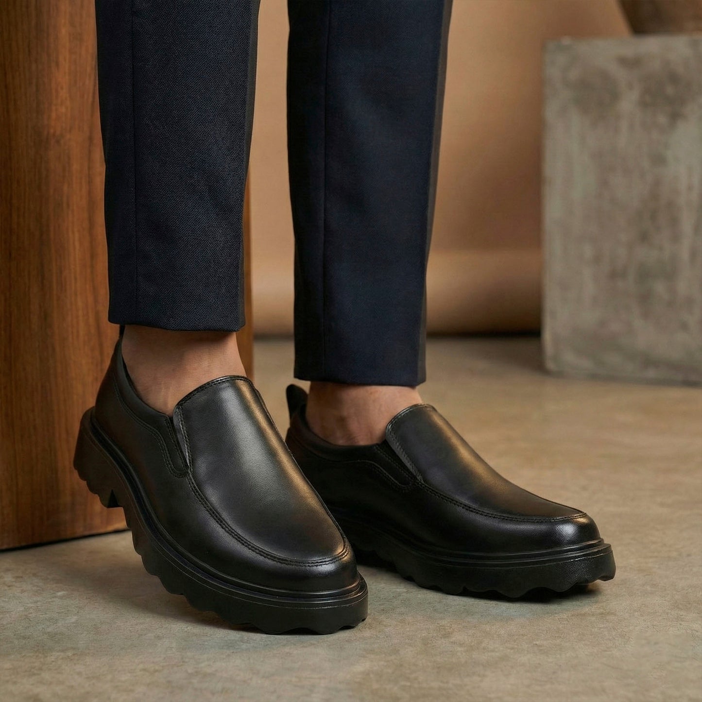 Bxxy Men’s Premium Look Slip-On Shoes For Everyday
