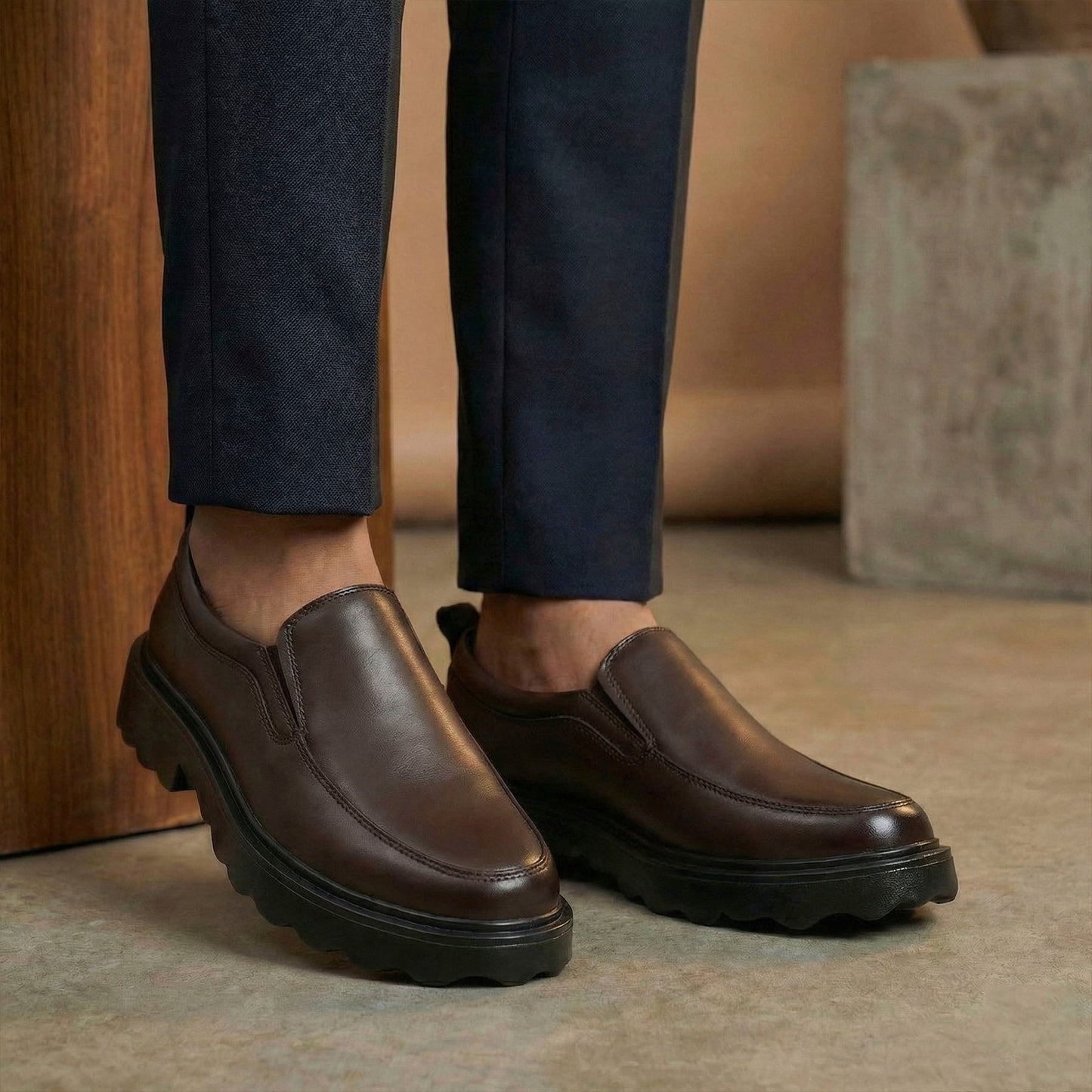 Bxxy Men’s Comfortablr Loafers Shoes For Office & Travel
