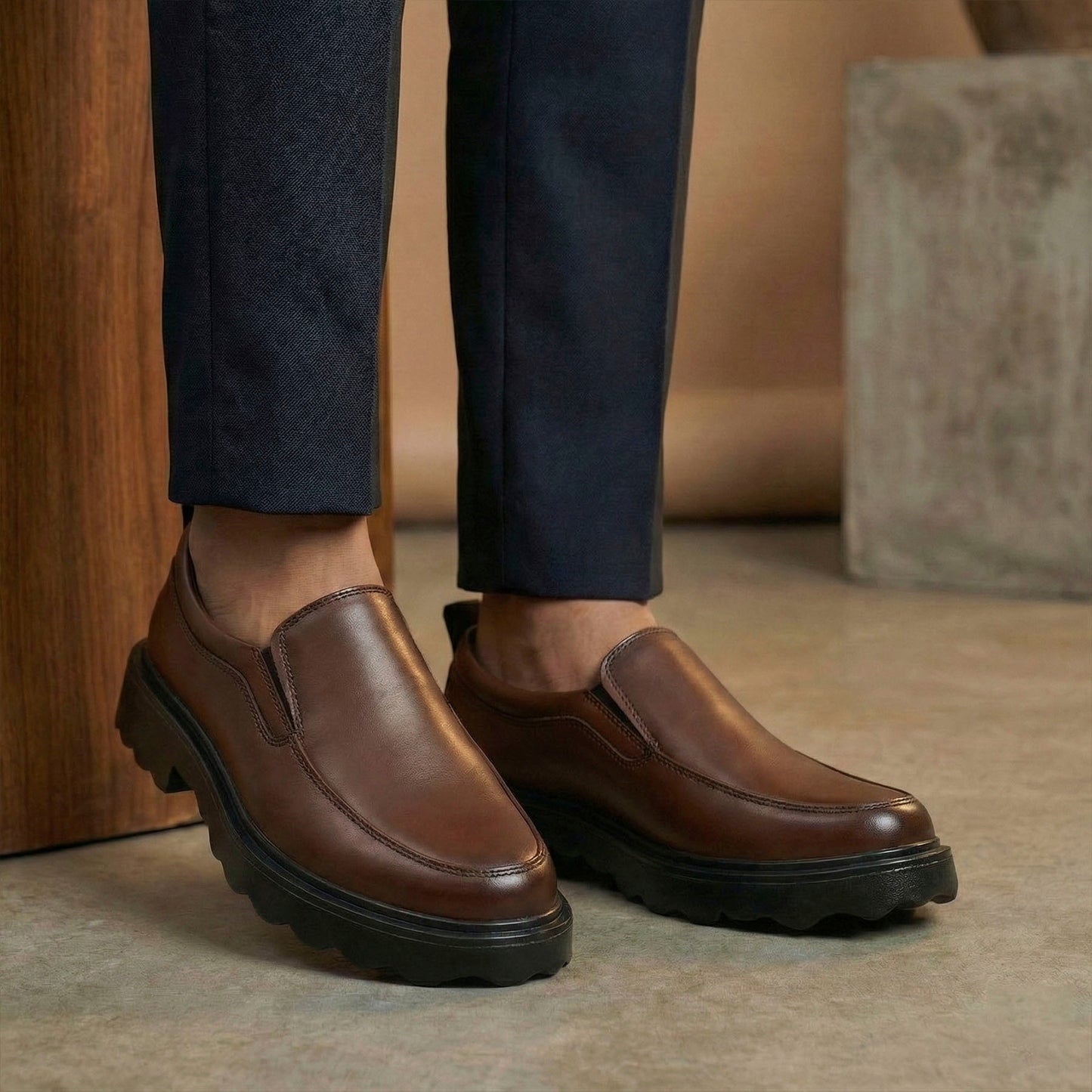 Bxxy Men’s Premium Look Slip-On Shoes For Everyday