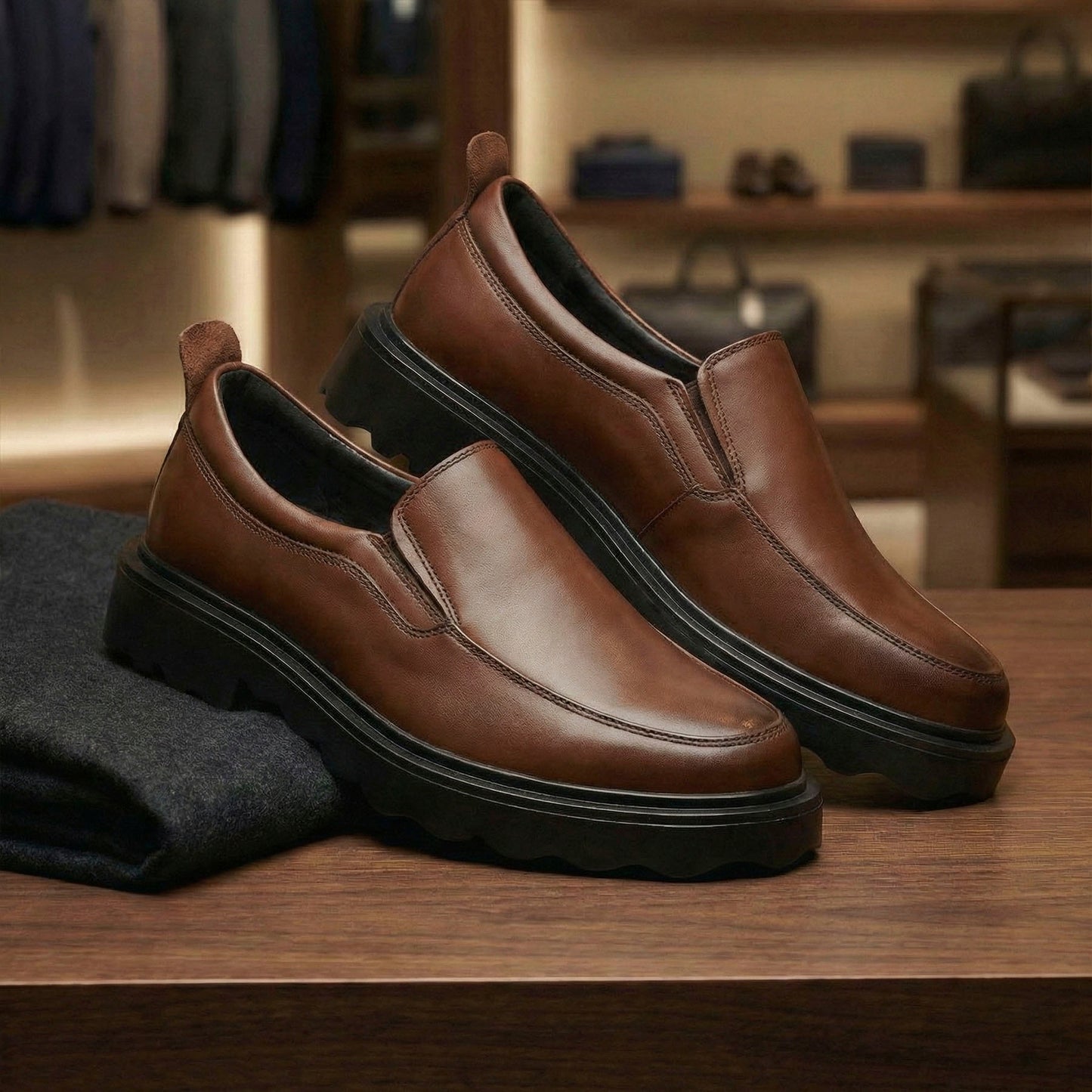 Bxxy Men’s Premium Look Slip-On Shoes For Everyday