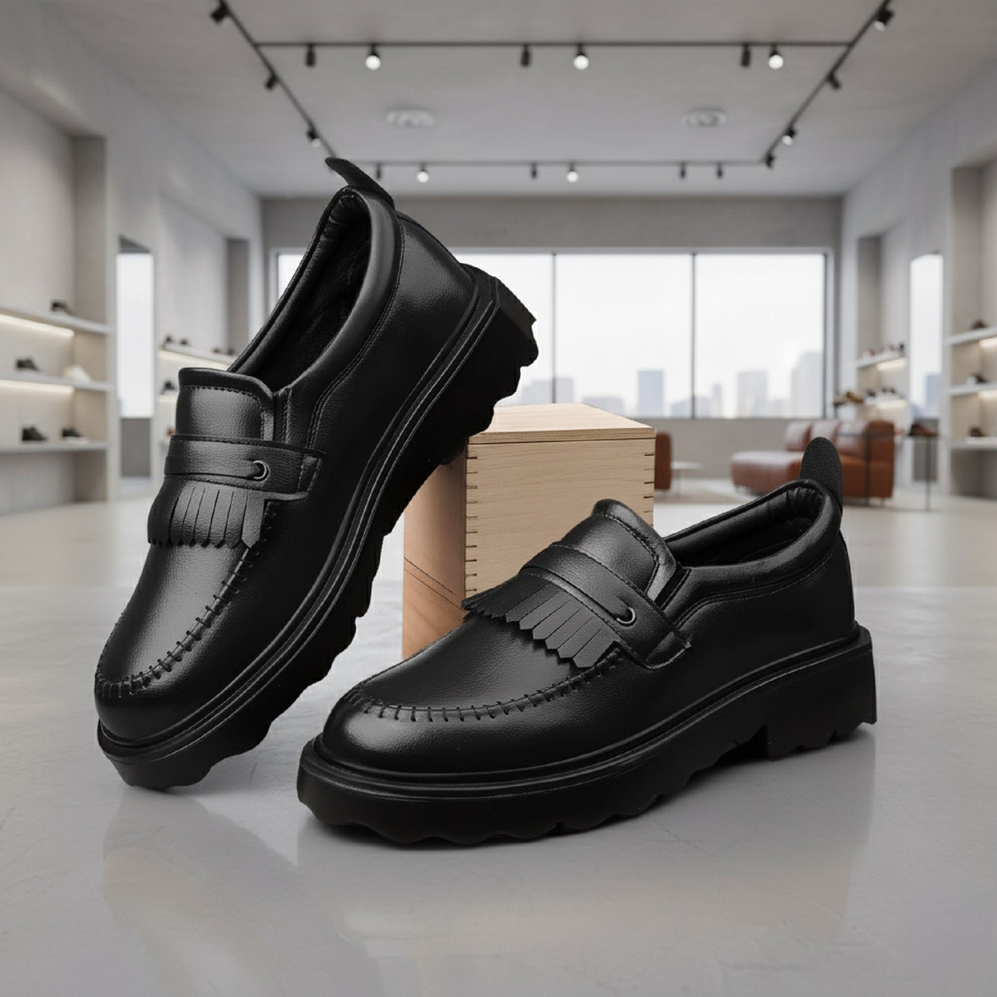 Versatile Formal Slip-On Shoes – All-Day Comfort Design
