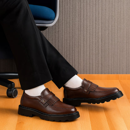 Men's Classic Tassel Loafers – Faux leatherSlip-On Dress Shoes