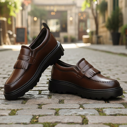 Everyday Black Formal Shoes – Comfortable Slip-On Style