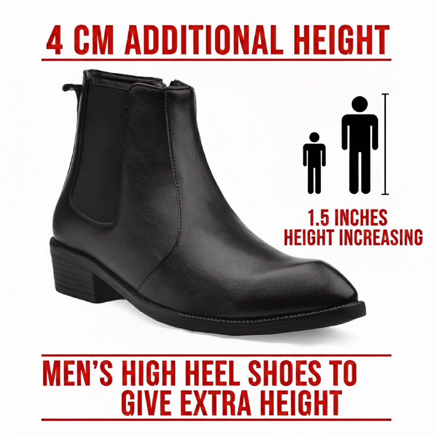 Elevate 2 Inches Smart Height Boost Boots